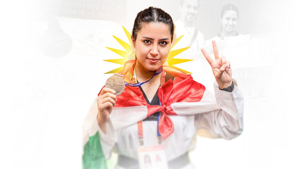 Kürt Tekvandocu Dünya İkincisi Oldu