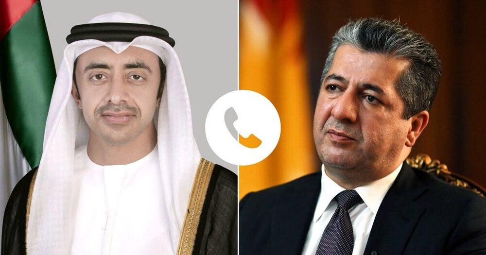 BAE Dışişleri Bakanı Abdullah bin Zayed Al Nahyan, Barzani’ye taziye telefonu yaptı