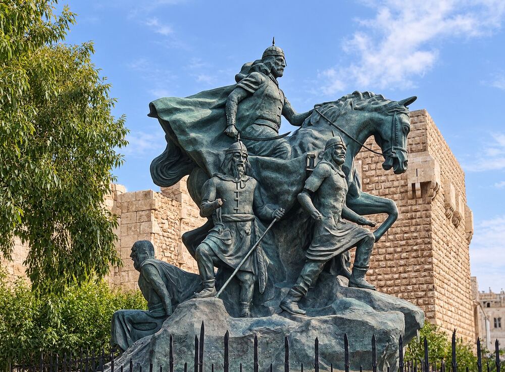 Şam Valiliği, Selahaddin Eyyubi Heykeli'ni Restorasyon İçin Kaldırdığını Açıkladı