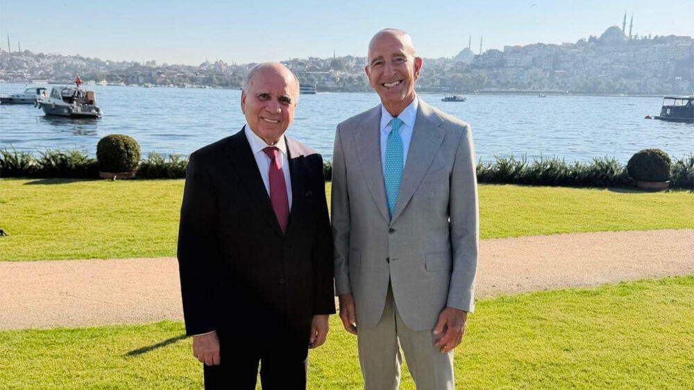 ABD'nin Irak ve Suriye Özel Temsilcisi Tom Barrack, Irak Dışişleri Bakanı Fuad Hüseyin ile İstanbul’da Görüştü