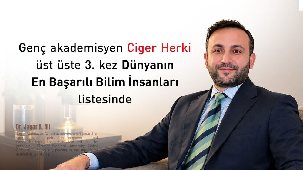 Kürt Akademisyen Dr. Ciger Herki Üçüncü Kez Dünya En Etkili Bilim İnsanları Listesinde