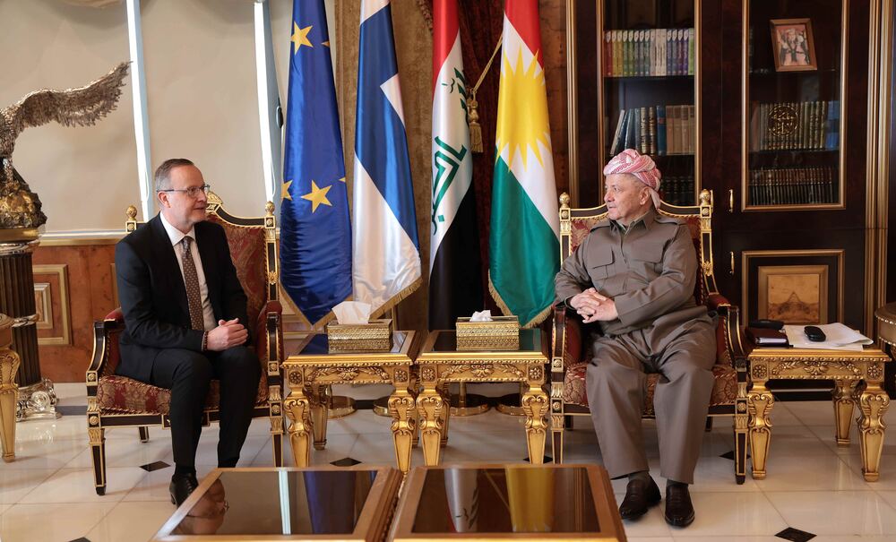Finlandiya Büyükelçisi Putkonen, Barzani ile Görüştü: Güçlü Kürdistan, Irak’ı Güçlendirir