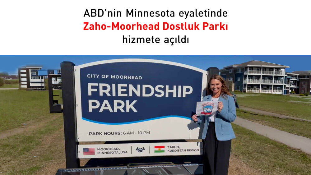 Moorhead'da Zaho-Moorhead Dostluk Parkı Açıldı