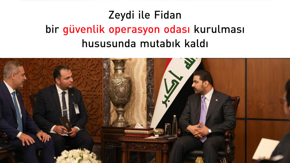 İrak ve Türkiye arasında ortak harekat odası ve su anlaşması görüşü