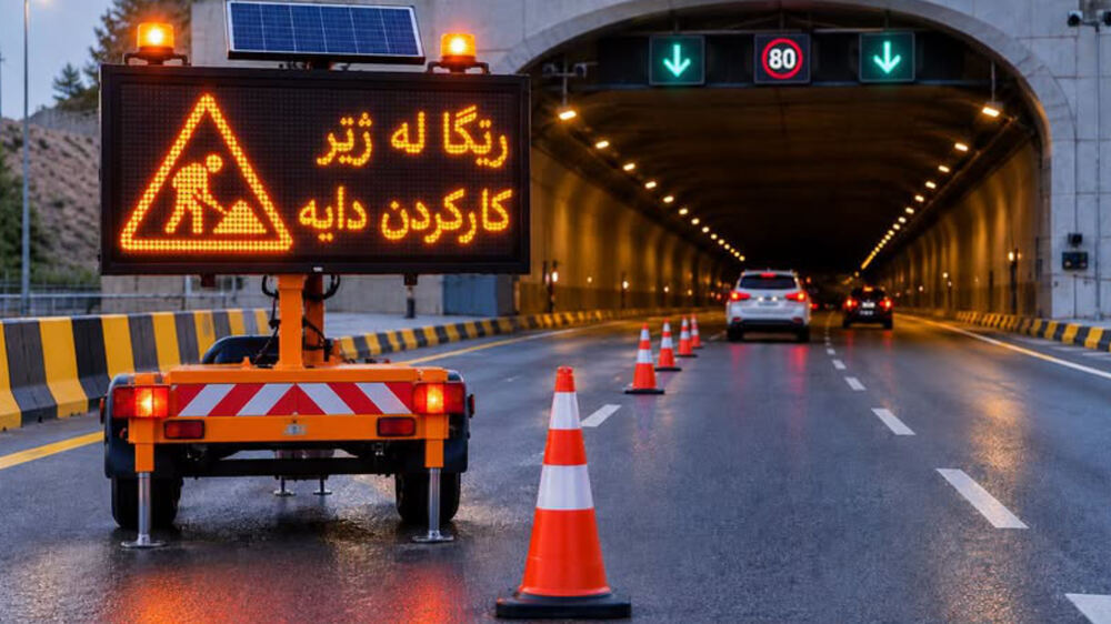 Erbil Trafik Müdürlüğü'nden sürücülere Mirawe Tüneli uyarısı