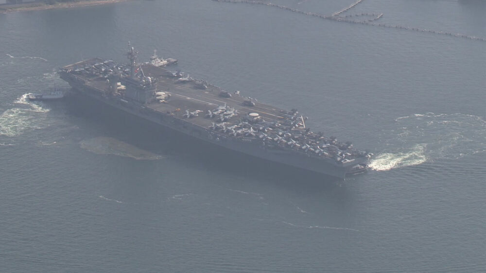 USS Theodore Roosevelt Uçak Gemisi Orta Doğu'ya Doğru Yola Çıktı