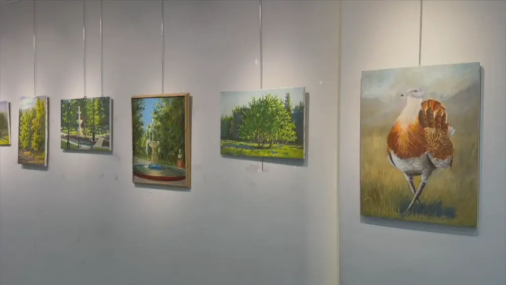 Sakız'da Ressam Fatih Rezayi'nin Çevre Temalı Sergisi Açıldı
