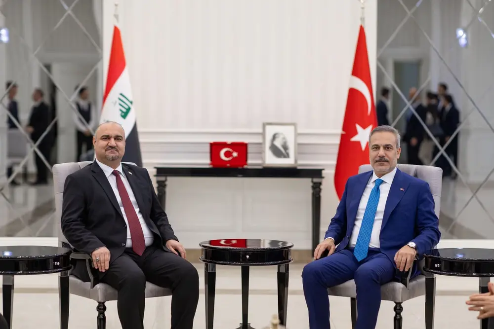 Hakan Fidan Bağdat'ta Iraklı Bakan Muhammed Seman ile görüştü