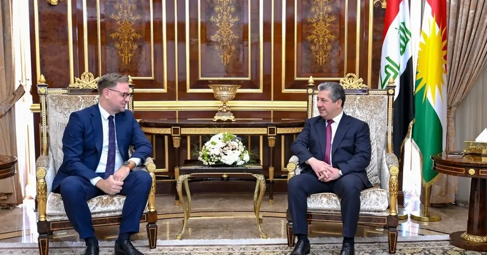 Mesrur Barzani AB Erbil Ofisi'nin Yeni Temsilcisini Kabul Etti