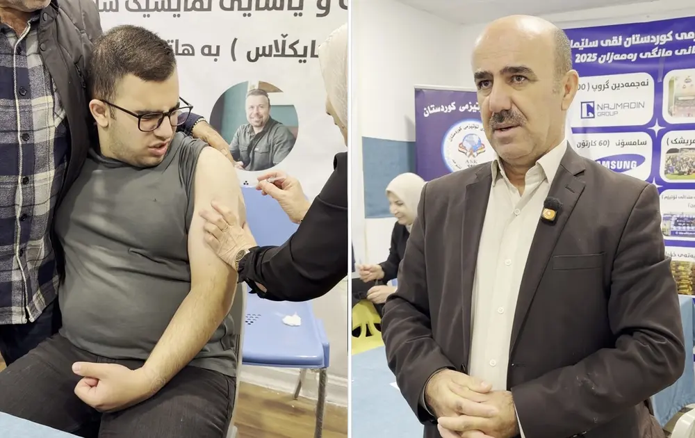 UNICEF, Süleymaniye'deki otizmli çocuklara grip aşısı desteği sağladı