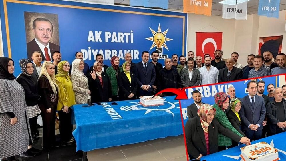 AK Parti Kayapınar İlçe Teşkilatı 9 ayda 2.550 yeni üye kazandı