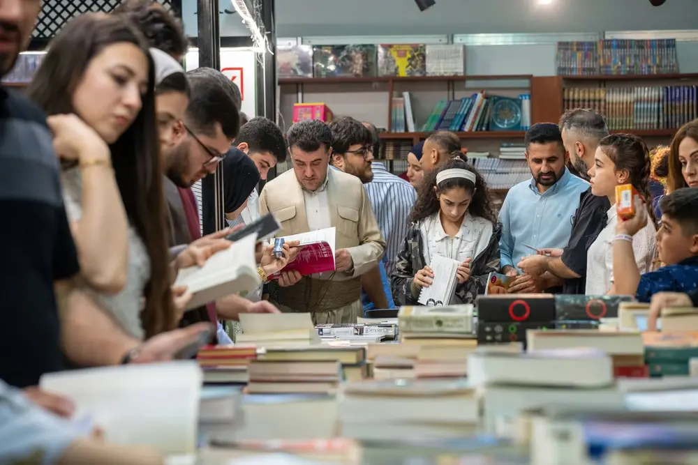 Erbil Kitap Fuarı üçüncü gününde yoğun ilgiyle devam ediyor