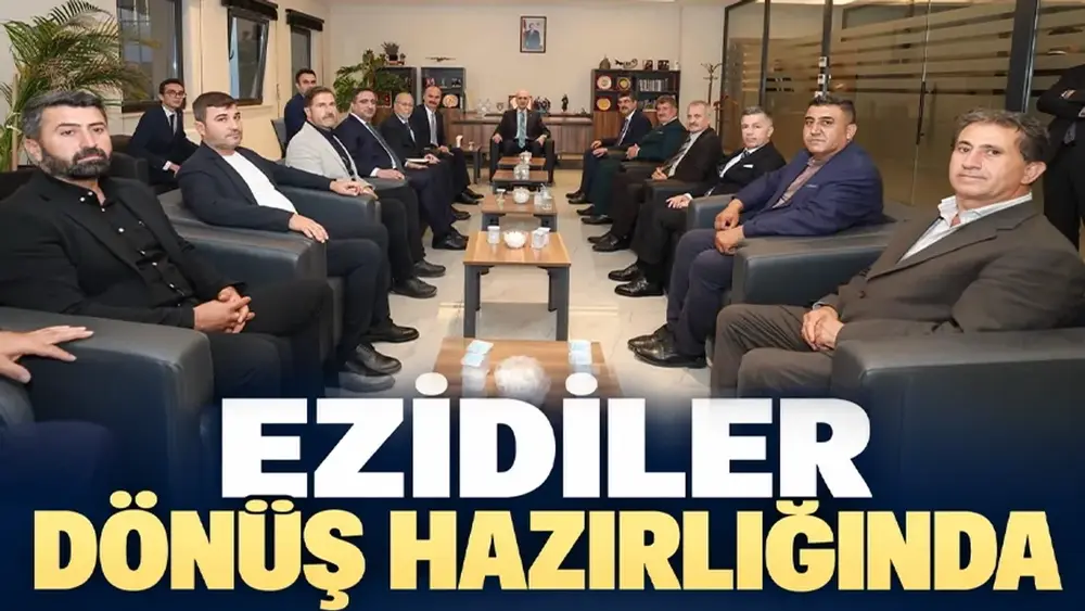 TBMM Başkanı Kurtulmuş, Batman’da Ezidi temsilcileriyle görüştü