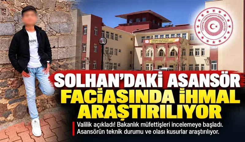 Bingöl Valiliği, Asansör Kazasını İncelemeye Başladı