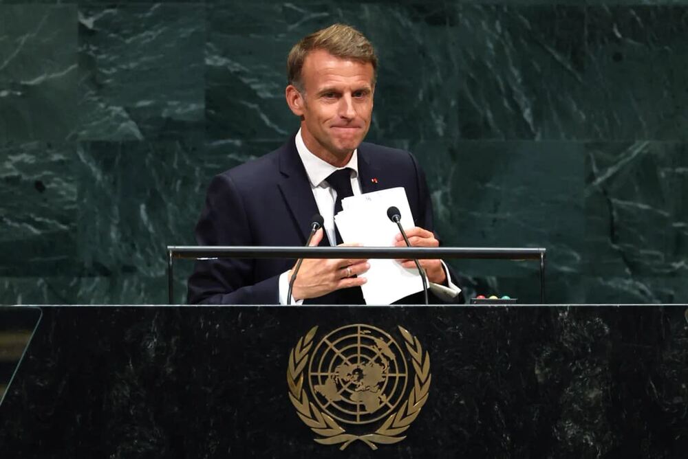 Macron, BM Genel Kurulu'nda Hürmüz Boğazı, Ukrayna, Batı Şeria ve Lübnan İçin Çağrıda Bulundu