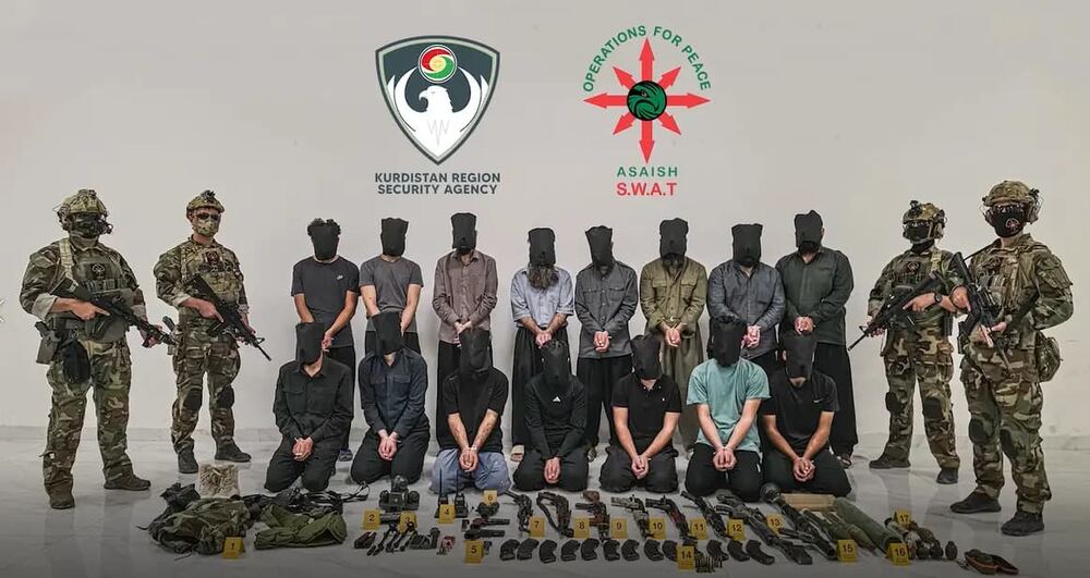 Kürdistan Bölgesi'nde IŞİD'e Bağlı Silahlı Grup Dağıtıldı, 22 Şüpheli Gözaltında