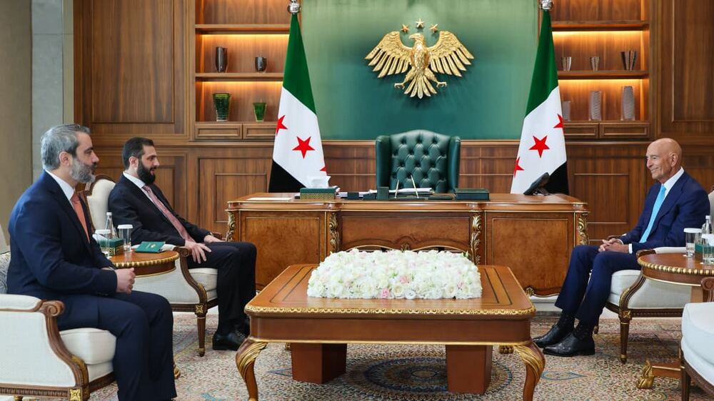 ABD Büyükelçisi Tom Barrack, Şam'da Suriye Liderleriyle Görüştü